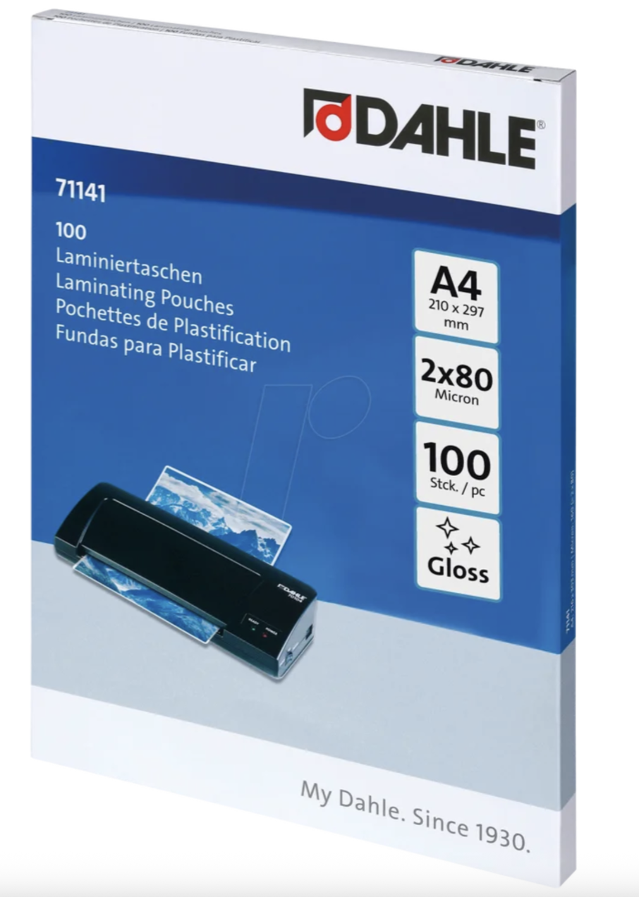 Плівка для ламінування DAHLE A4